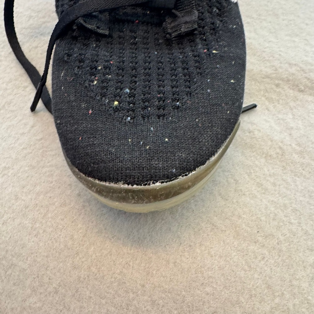Nike | Air VaporMax Flyknit | Black White Running Shoes - Picture 9 of 14